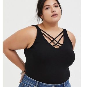 Torrid 3 Lattice Front Shirt